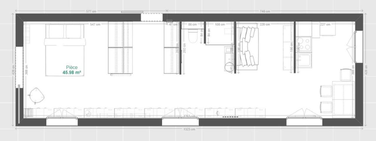 Le 505 Apartment Saint-Jean-d'Avelanne Екстериор снимка